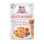 Plic hrana umeda pentru pisici Brit Care Fillets In Gravy Black Friday 2024
