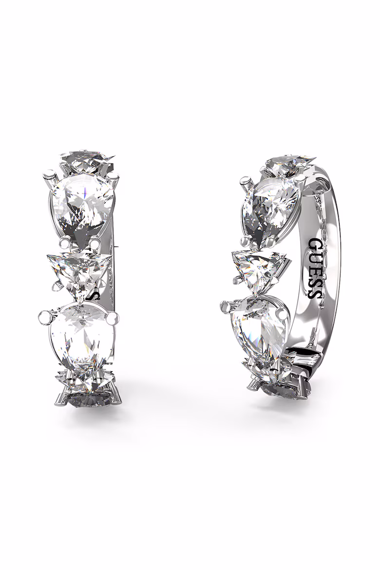 Cercei mici rotunzi cu cristale GUESS Black Friday 2025