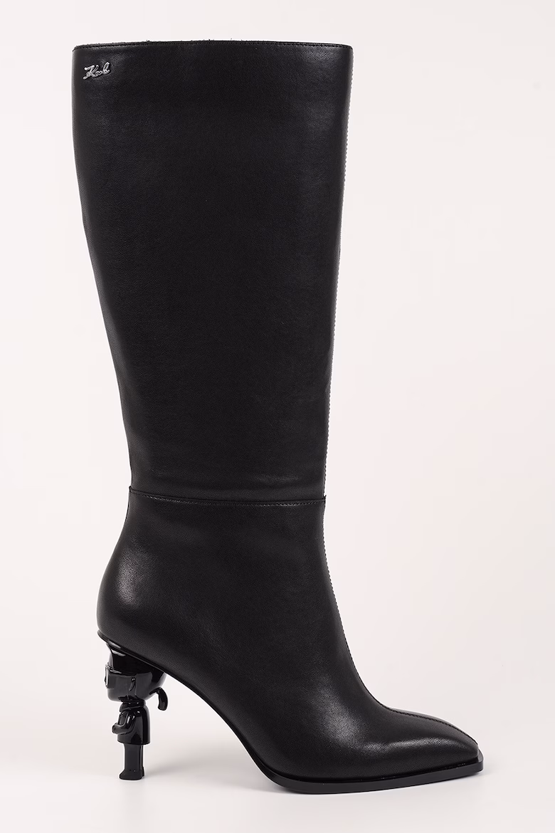 Cizme din piele Karl Lagerfeld Black Friday 2025