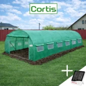 Solar grădină profesional Cortis 4×6 m, 240 g/mp, 2,5 m înălțime, cu fermoar dublu rezistent și buzunar pentru unelte + CADOU Black Friday 2026