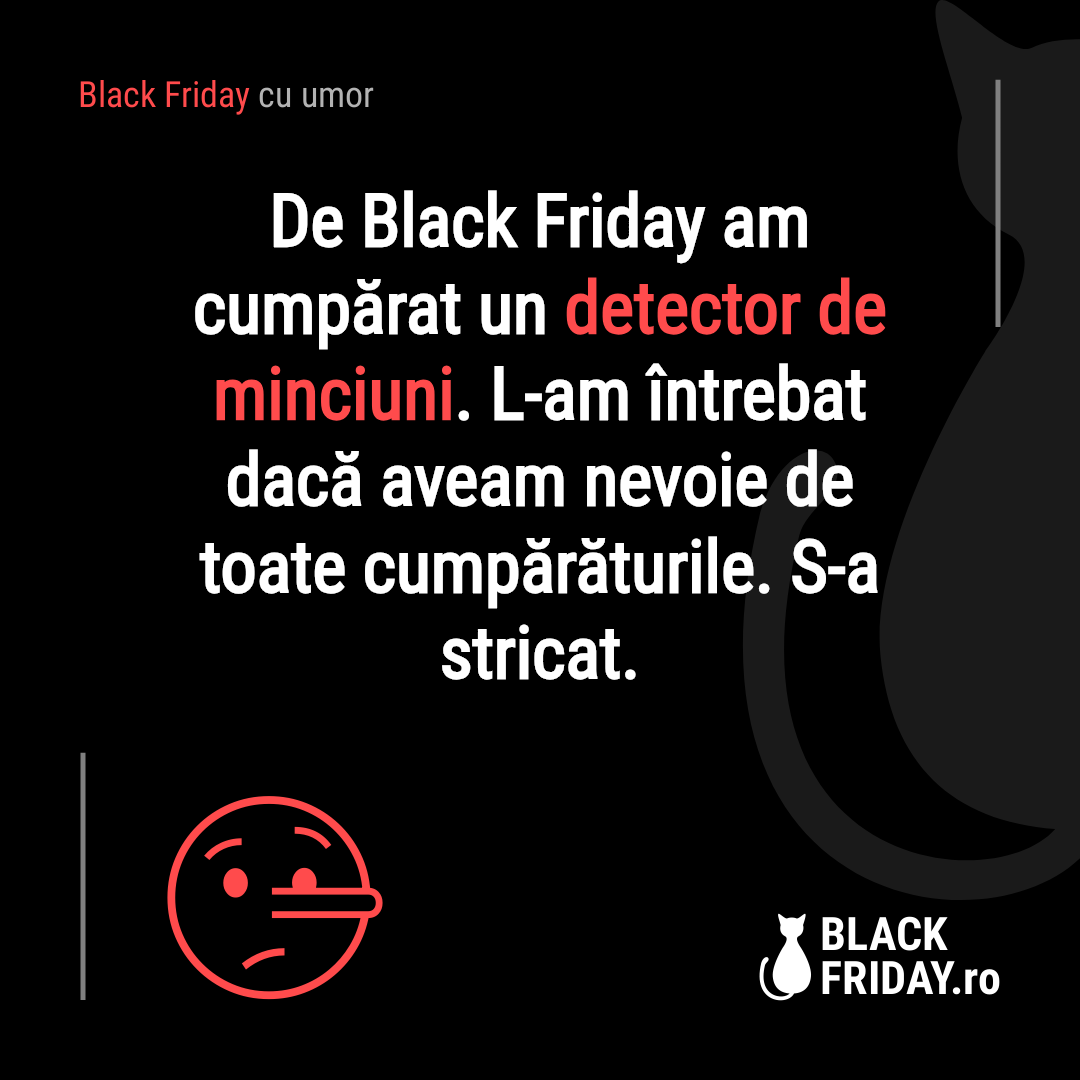 Glumă de Black Friday