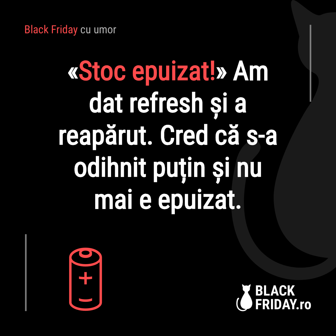 Glumă de Black Friday